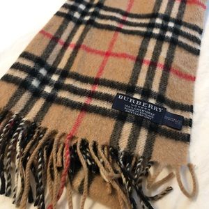 Authentic Vintage Burberry Cashmere Scarf